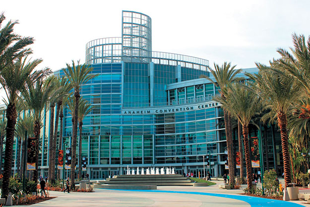 The Anaheim Convention Center in California.