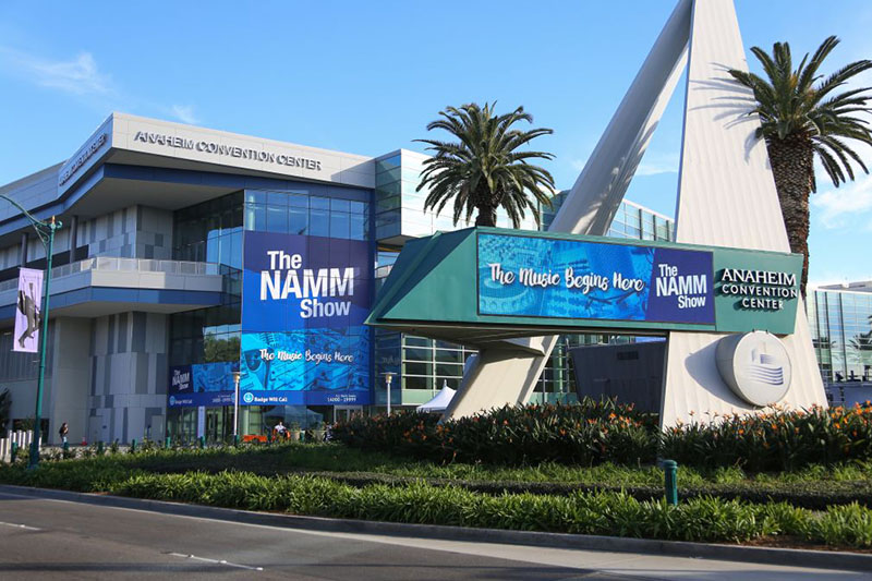 The National Association of Music Merchants (NAMM) Show at the Anaheim Convention Center in California.