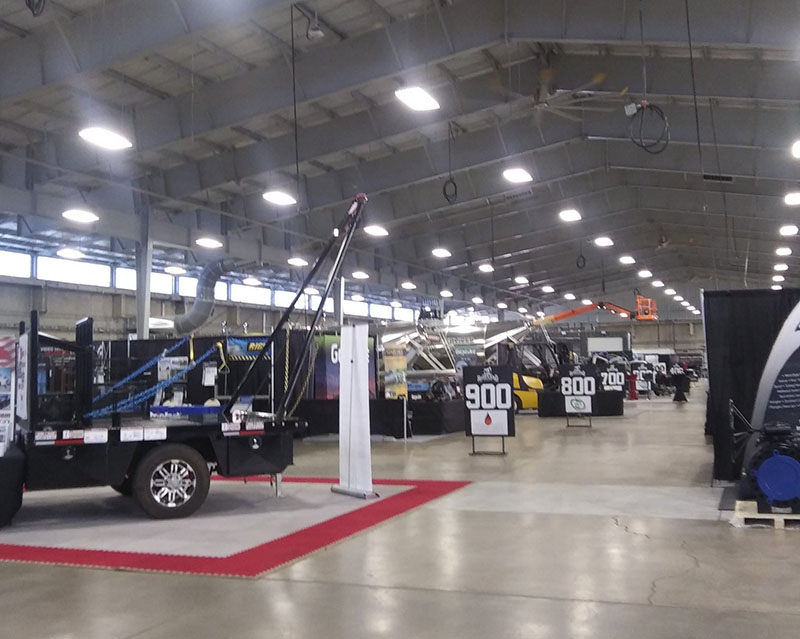 roseland-oil-and-gas-trade-show-floor A display at the 2020 South Texas Oil & Gas Convention.