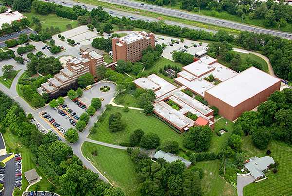 An aerial view of the Maritime Conference Center in Baltimore, Maryland.