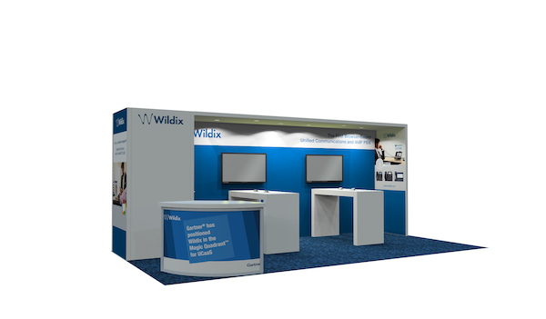 A render for the Wildix inline booth photographed earlier in this post.