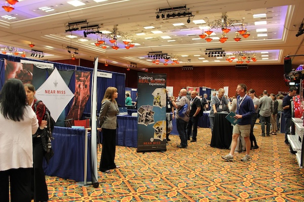 3SK0D3U - Imgur professionals at Wildland-Urban Interface (WUI) Conference mingle